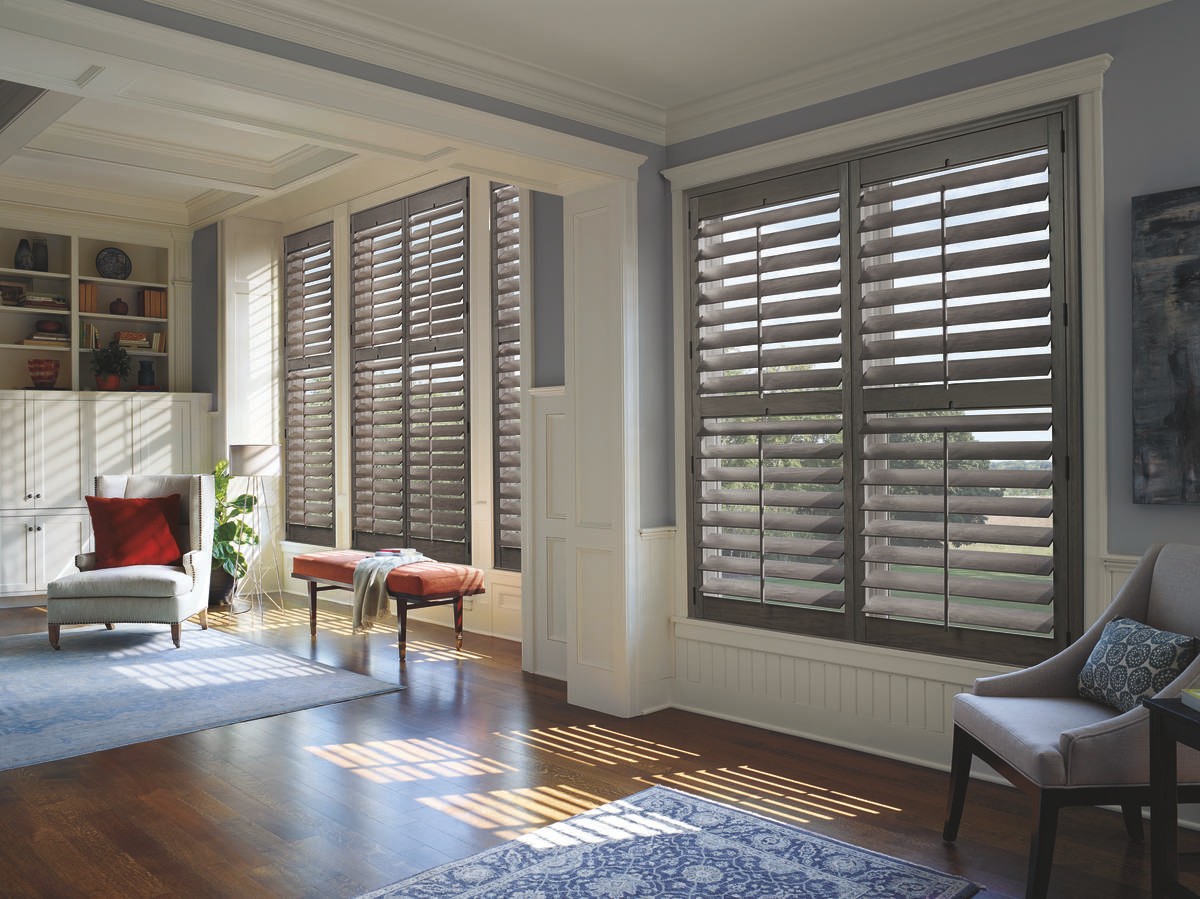 Reinvent Your Home with Heritance® Hardwood Shutters near Amarillo, Texas (TX) for Living Rooms